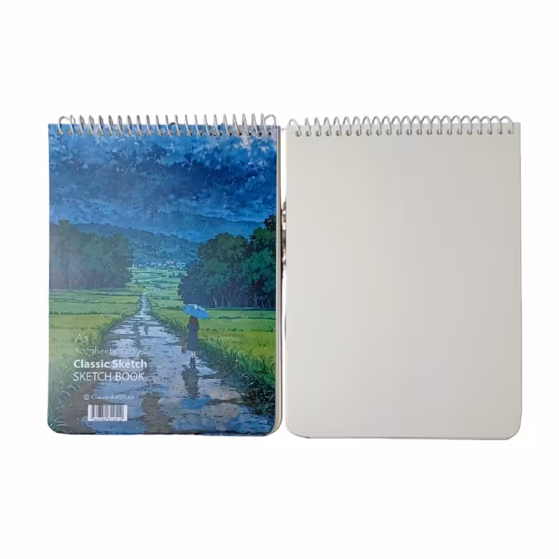 دفتر طراحی کلاسیک پارس 120 گرم سایز A5