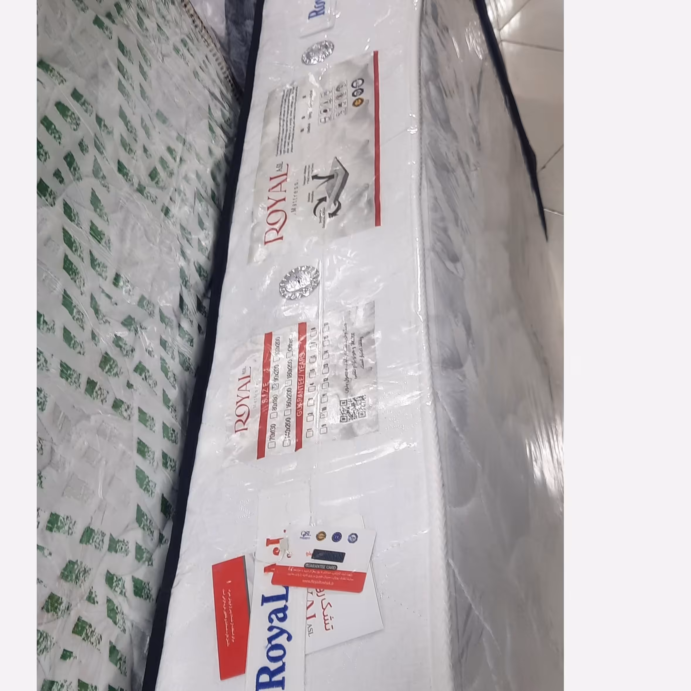 تشک طبی فنری رویال بونل 30سایز120در200پس کرایه