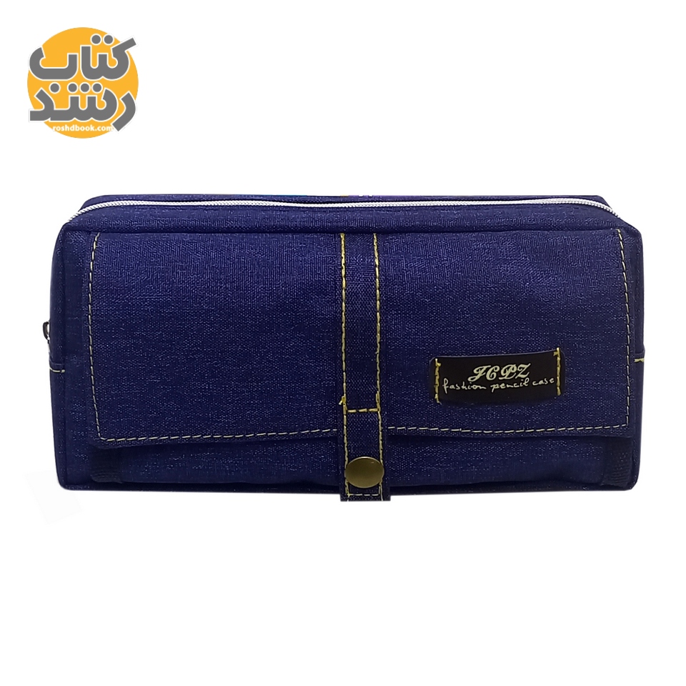 جامدادی سه زیپ پلی استر کلاسیک مدل J-2628