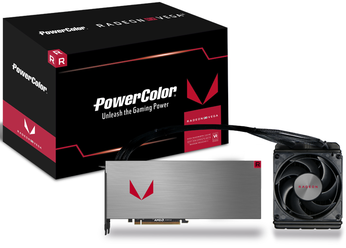 کارت گرافیک پاورکالر مدل Radeon RX VEGA 64 LIQUID  با حافظه 8 گیگابایت