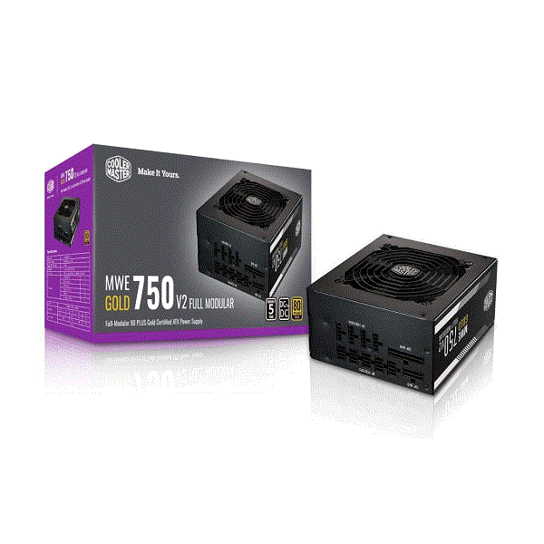 منبع تغذیه کولر مستر مدل CoolerMaster MWE 750 GOLD