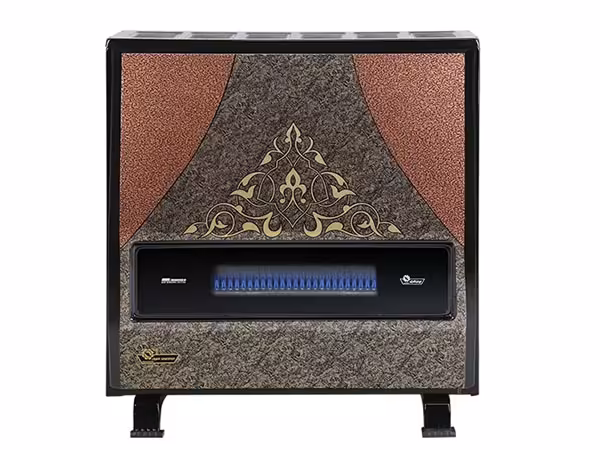 بخاری گازی ایران شرق 9000 طرح کاسپین مدل شقایق SH90