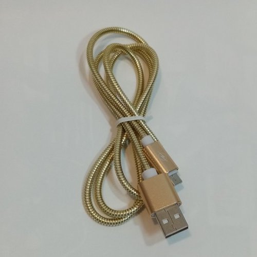 کابل شارژر روکش فلزی موبایل درجه یک کابل شارژ تایپ سی