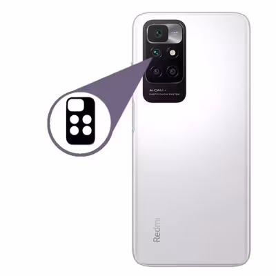 شیشه لنز دوربین گوشی شیائومی ردمی 10