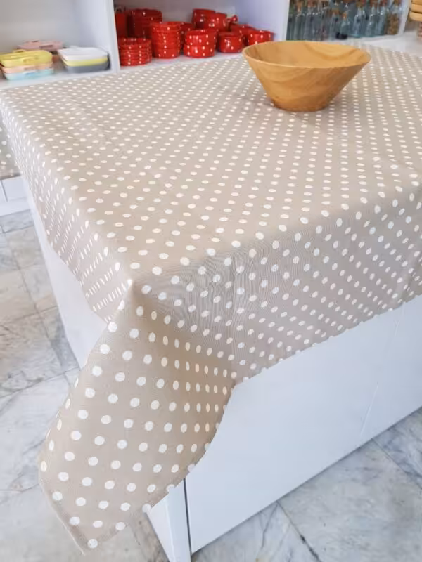 رومیزی داک نسکافه ای خالخالی کد 7