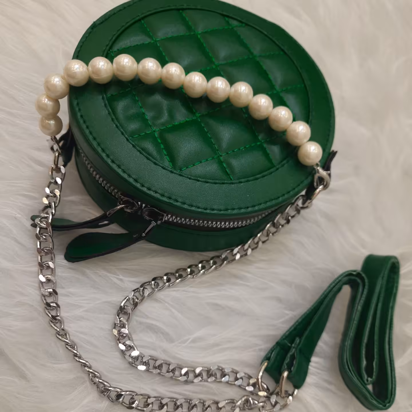 کیف السا دایره ای سبز