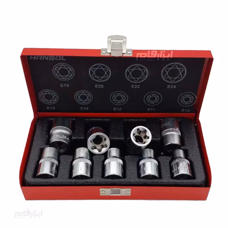 جعبه بکس 9 پارچه E درایو 1/2 هانسول مدل HS8556