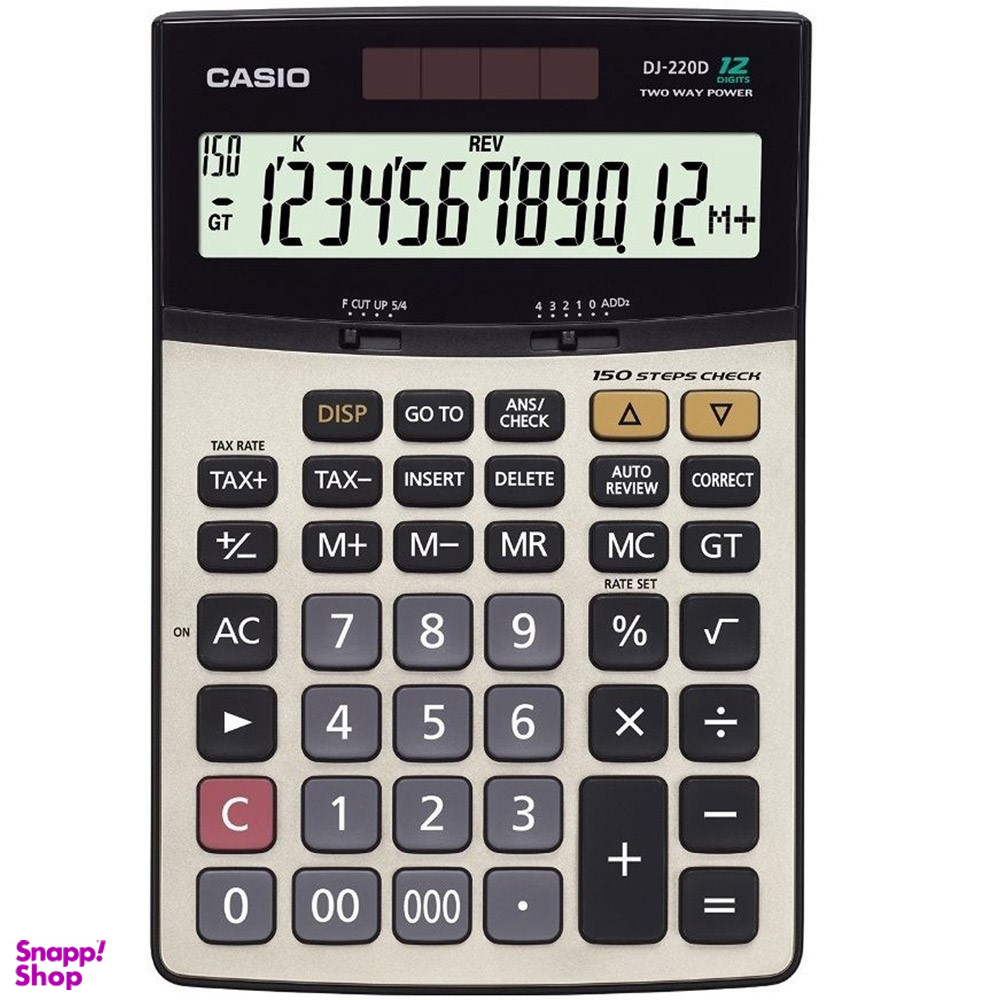 ماشین حساب طرح کاسیو مدل DJ-220D