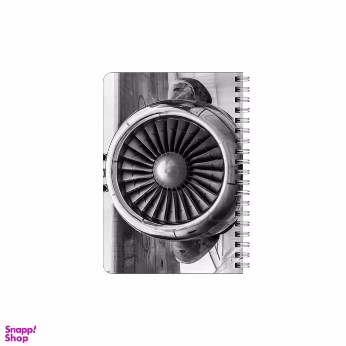 دفترچه یادداشت 80 برگ بامبیلیپ مدل چوبی طرح هواپیمای ملخی کد 7707568