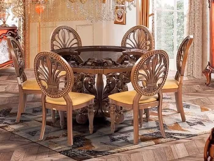 میزناهارخوری پلیمری فلاور، اعیان شش نفره