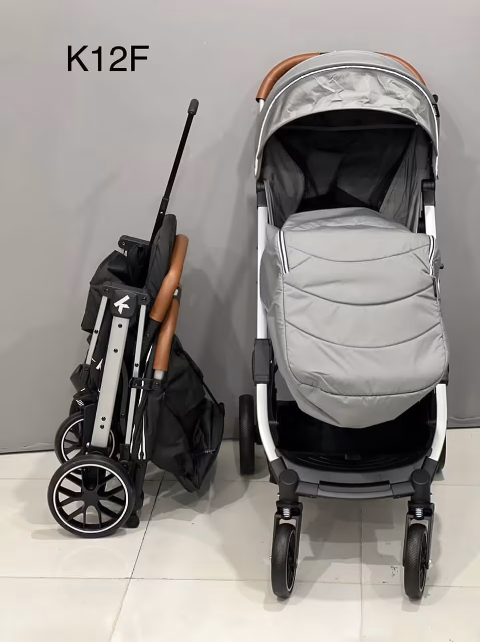 کالسکه مسافرتی تاشو با کاور پا کیدیلو مدل   KIDILO k12f