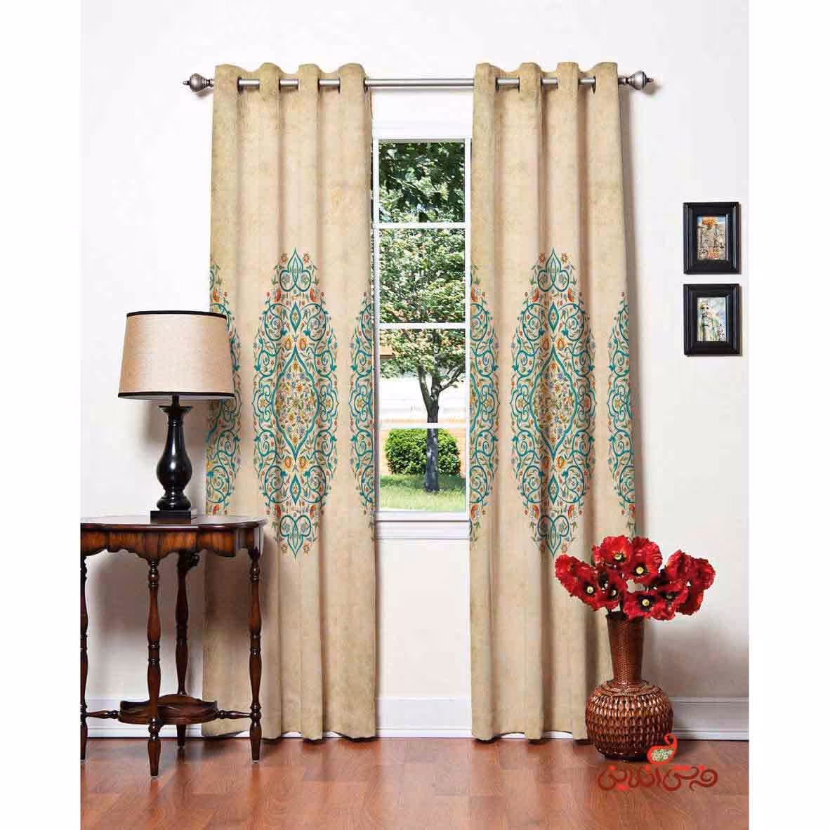 پرده 2عددی سنتی کد 2023