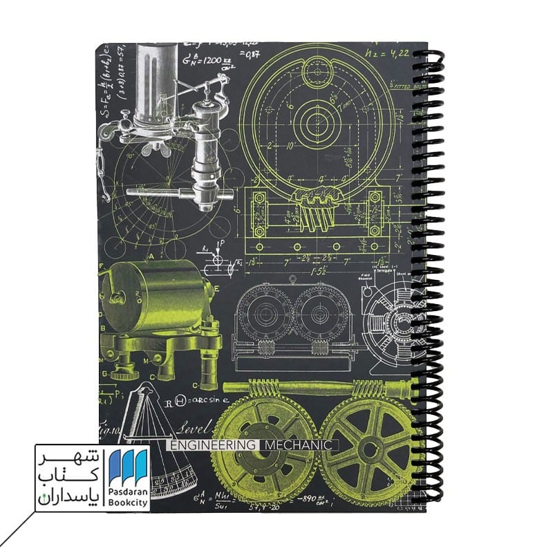 دفتر رحلی 100 برگ مشکی Scientist Mechanic دات نوت dotnote