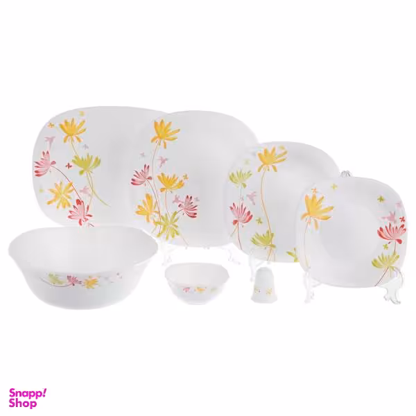 سرویس غذاخوری 28 پارچه پارس اپال طرح بِرد کد 440