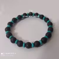 دستبند اونیکس و فیروزه واشری