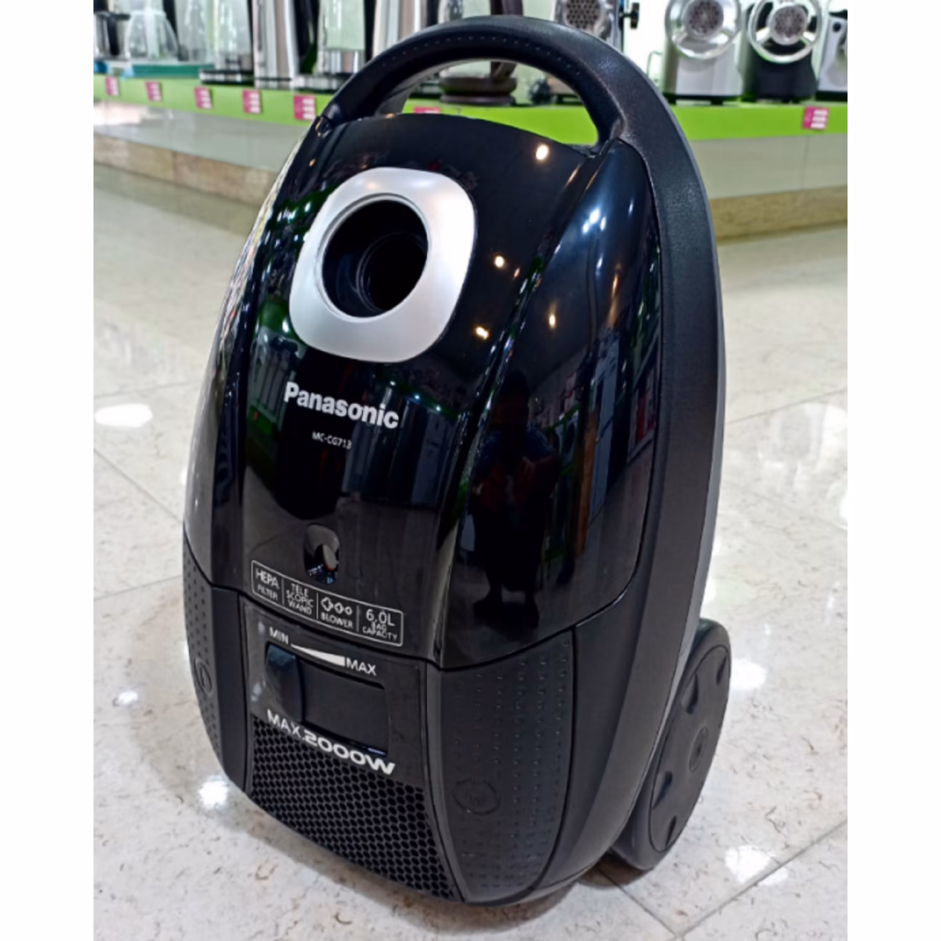 جاروبرقی پاناسونیک 2000 وات رنگ مشکی 