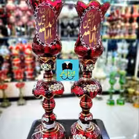 شمعدان لاله مذهبی مدل عکس برجسته