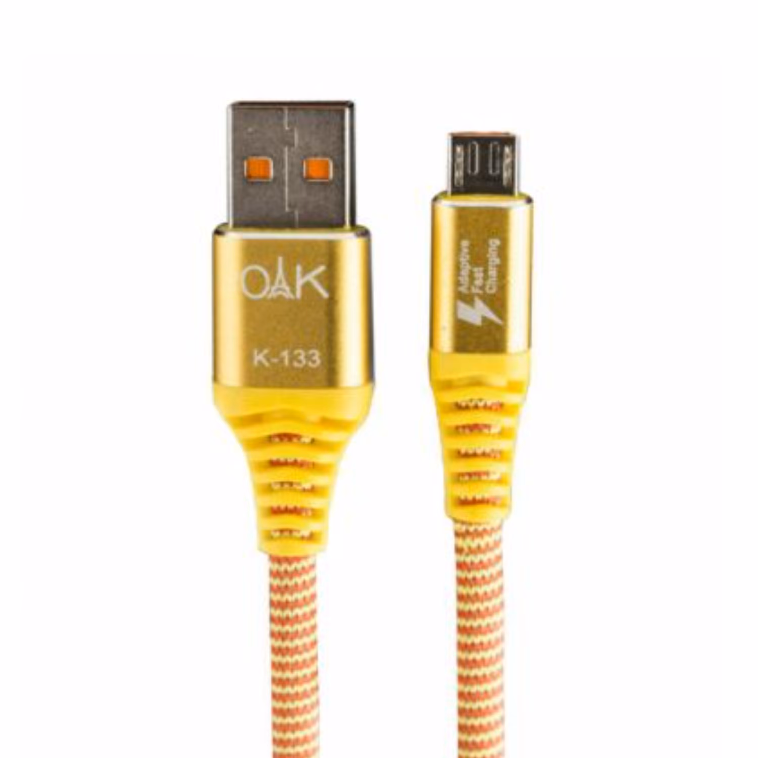 کابل تبدیل USB به microUSB او آک مدل K-133 طول 1متر رنگ آبی 