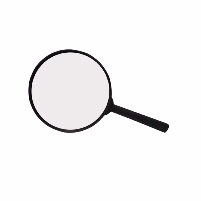 ذره بین گلس قطر 100 میلی متر