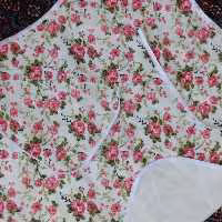 پیش بند آشپزخانه  دو لایه  جنس پارچه تترون  و آستری مشما 