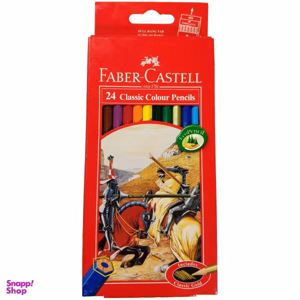 مداد رنگی 24 رنگ فابر کاستل کد 115854