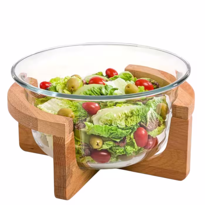 کاسه سوپ خوری پایه چوبی لیمون مدل 5335