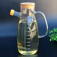 جاروغنی پیرکس درب بامبو محصول کشور چین شعله مستقیم