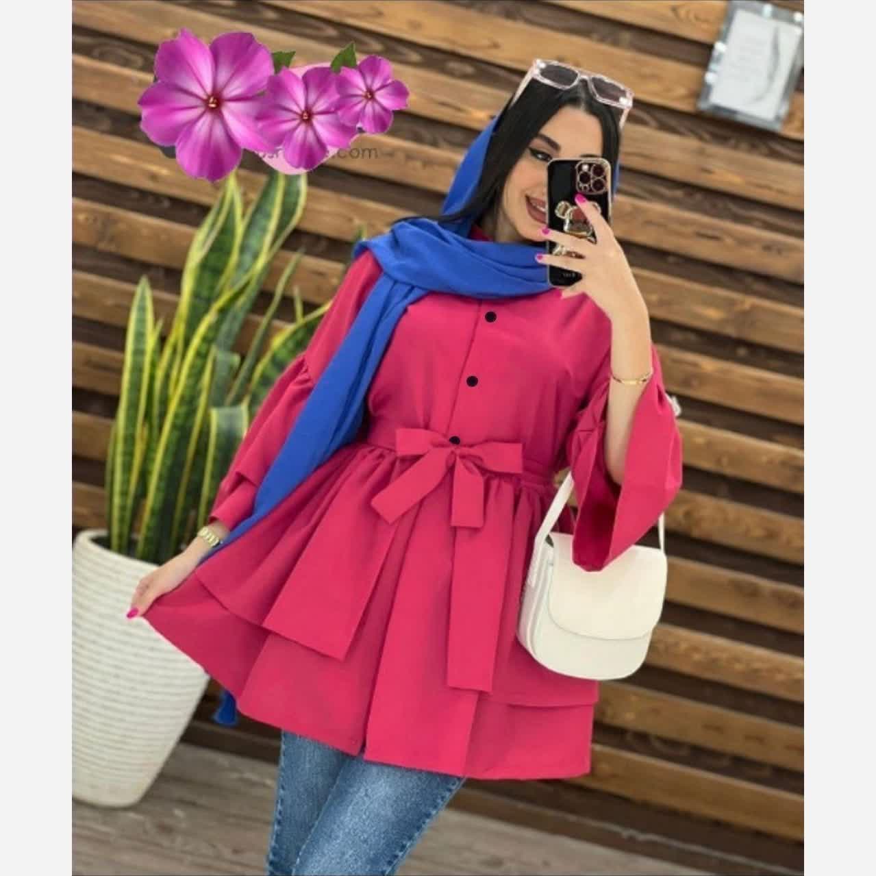 مانتو عروسکی دخترانه . عروسکی دو دامنه . مانتو دخترانه .