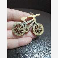 جاکلیدی جاسوئیچی طرح دوچرخه رنگ افرا       