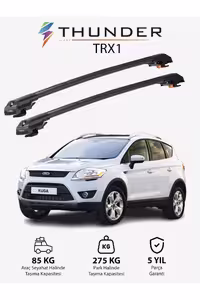 نوار محافظ خودرو مشکی FORD KUGA 2013 2019 TRX1 CARRIER قفل جستجو SEAN CARRIT SUILING BAR سیاه Thunder