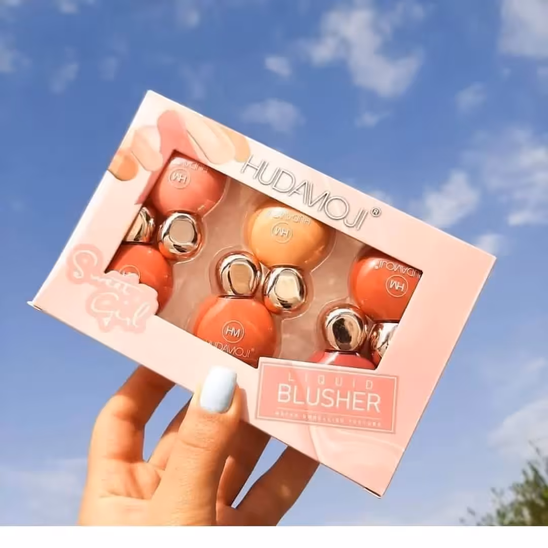 رژگونه مایع  در 6 رنگ از برند محبوب hoda moji