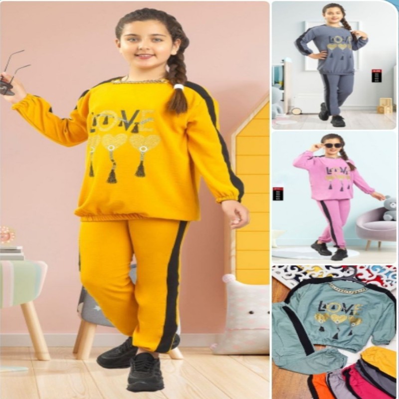 شومیز شلوار ابروبادی دخترانه زنجیردار