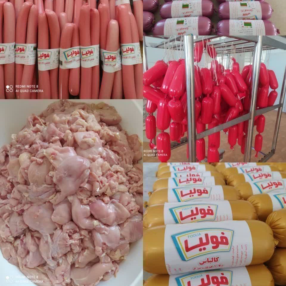 کالباس مرغ و قارچ