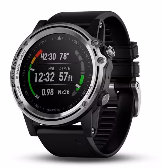 ساعت ورزشی گارمین مدل Descent MK1 silicone silver