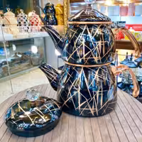 کتری و قوری لعابی شاهین ترکیه