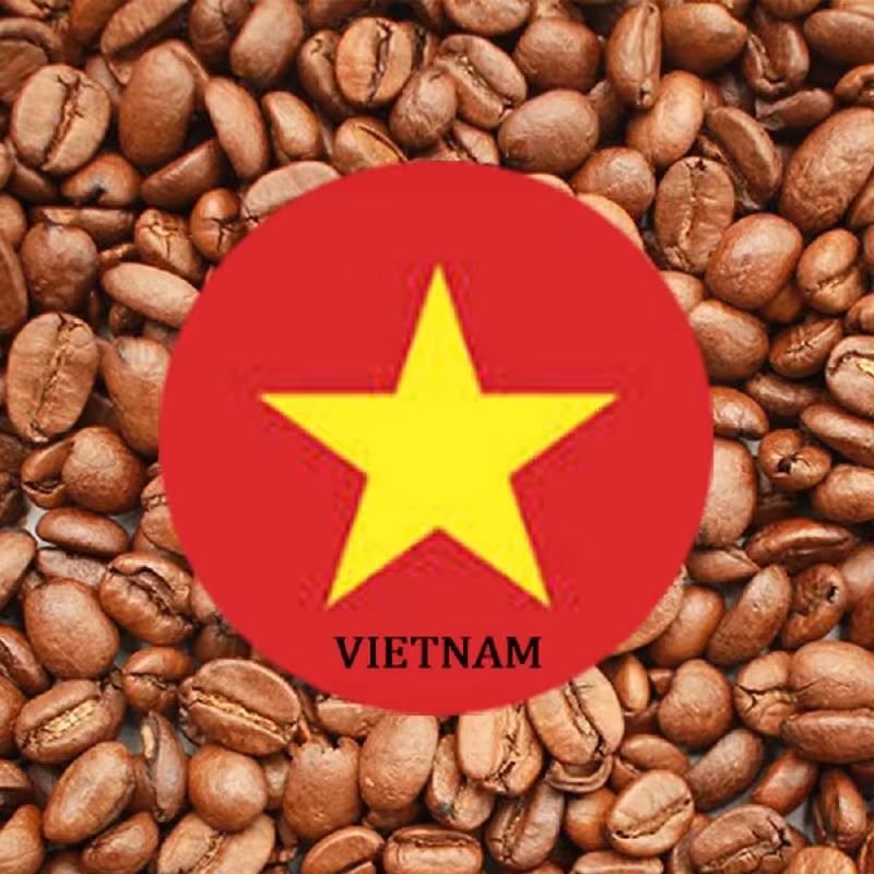 دان قهوه ویتنام لایت رست روبوستا فله  5 کیلویی 
