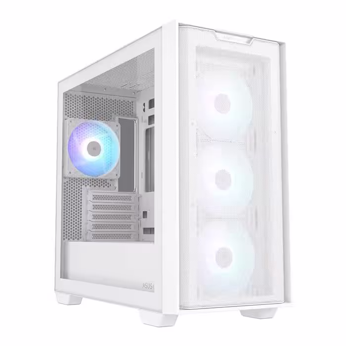 قیمت و خرید کیس کامپیوتر ایسوس مدل A21 PLUS ARGB White | یاس ارتباط