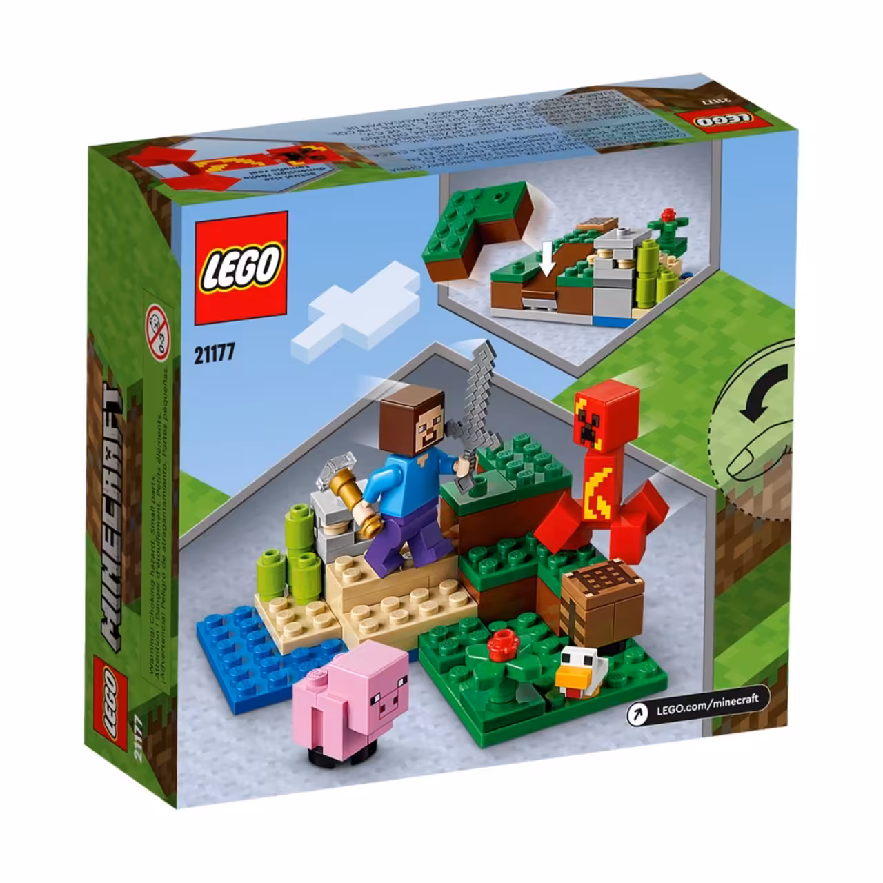 لگو سری Minecraft The Creeper Ambush کد 21177