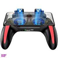 دسته بازی و فن خنک کننده گوشی موبایل کوتتسی مدل G-11 Dual Fan Cooling Gamepad CS8813