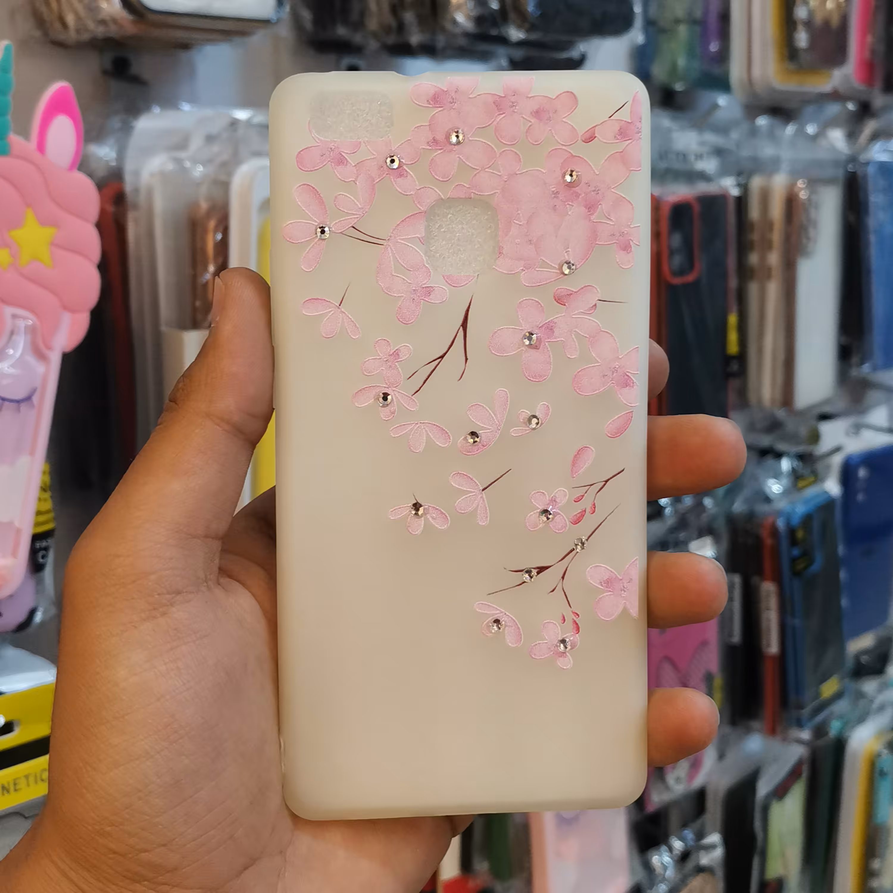 گارد طرح دار نگین دار مناسب برای هواوی p9lite و P9lite و P9 lite و p9 lite