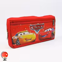 جامدادی پسرانه دوزیپ طرح مک کوئین