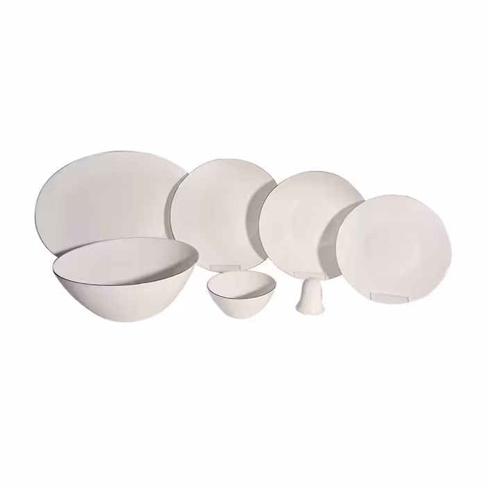 سرویس غذا خوری 28 پارچه لب طلایی پارس اپال