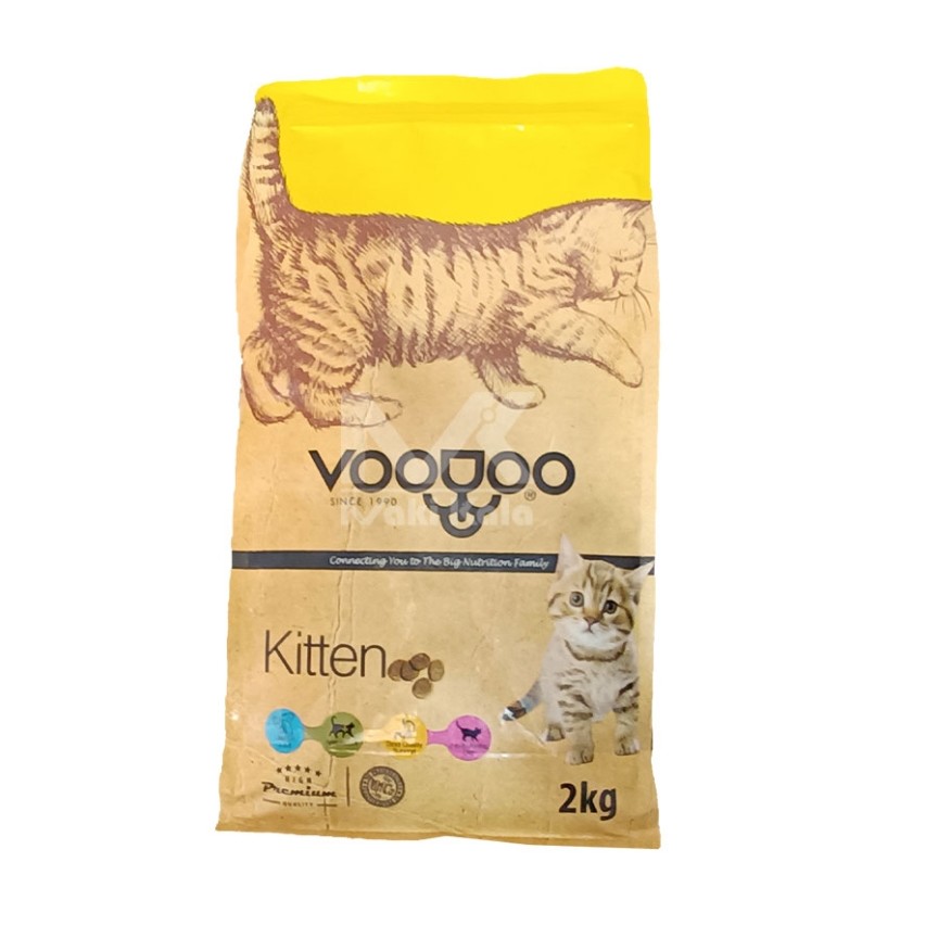 غذای خشک گربه 2 کیلویی VOODOO مدل Kitten

