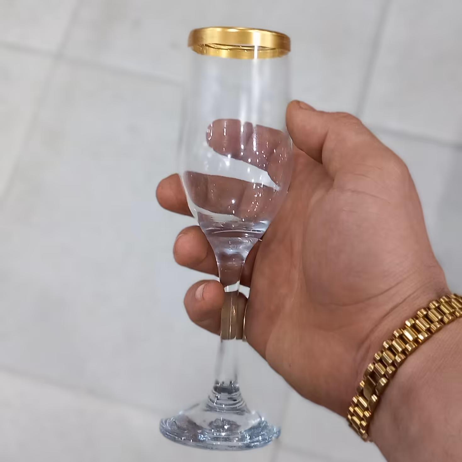 جام لب طلا تولیپ