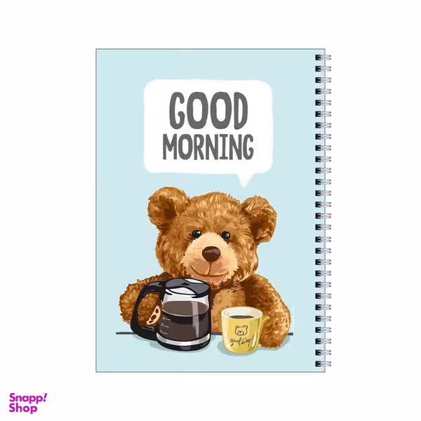 دفتر مشق 50 برگ بامبیلیپ طرح خرس قهوه خور کد 6261397