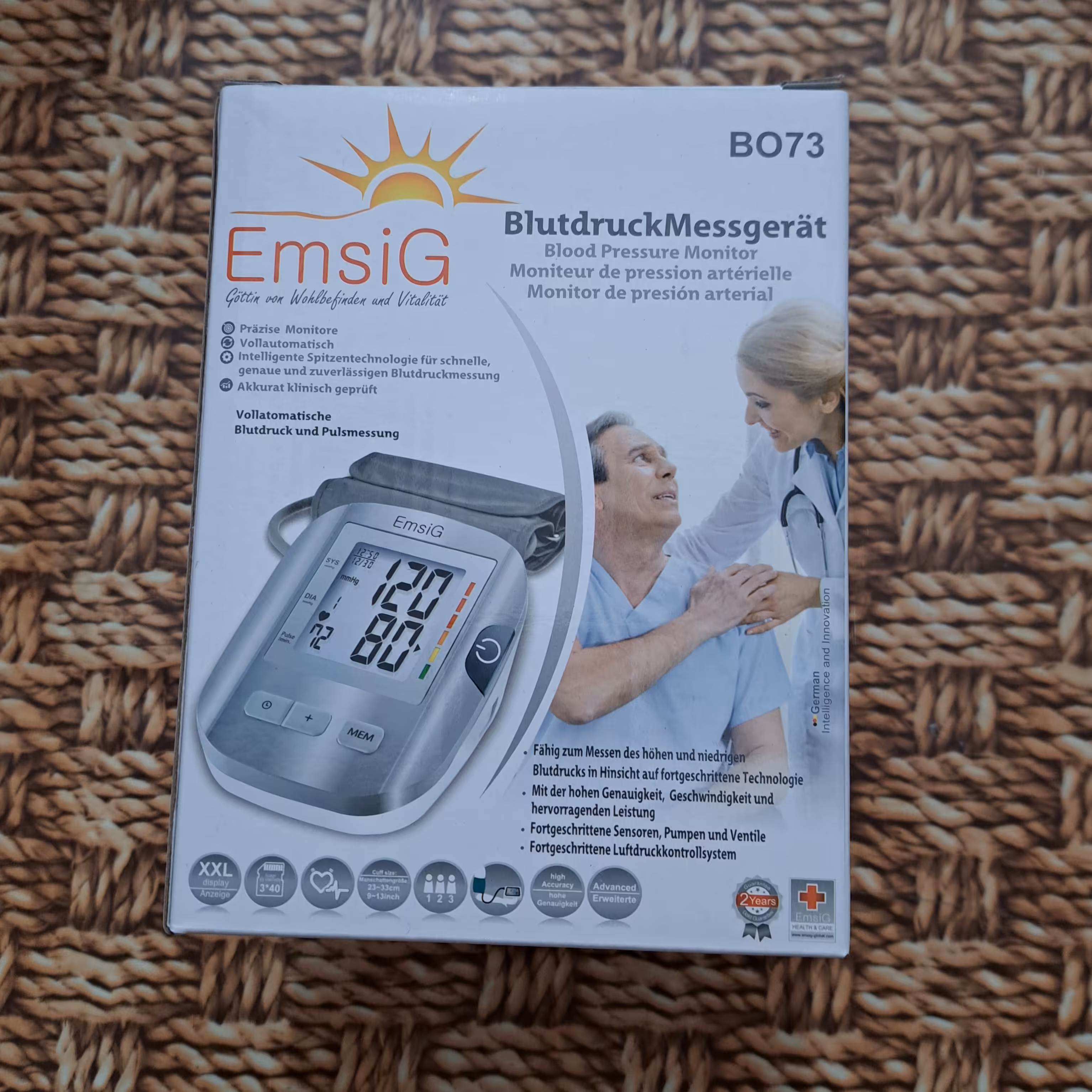 فشارسنج دیجیتالی امسیگ Bo73 ضمانتنامه 2سال