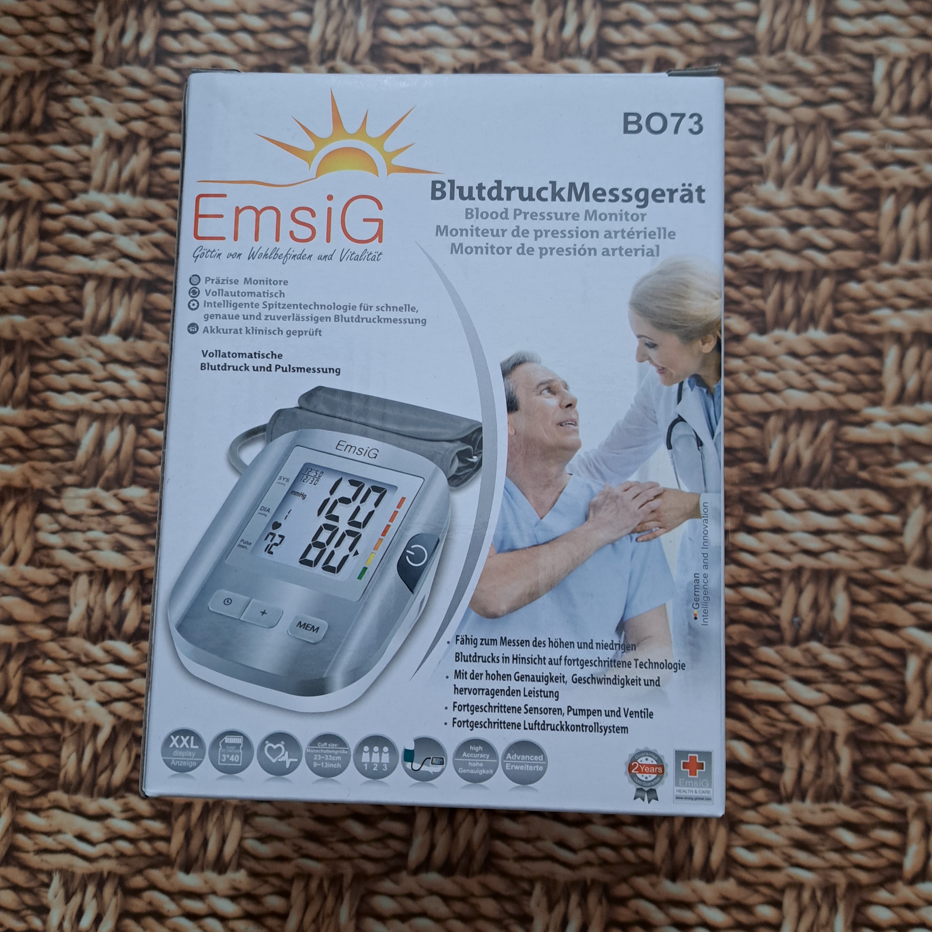 فشارسنج دیجیتالی امسیگ Bo73 ضمانتنامه 2سال