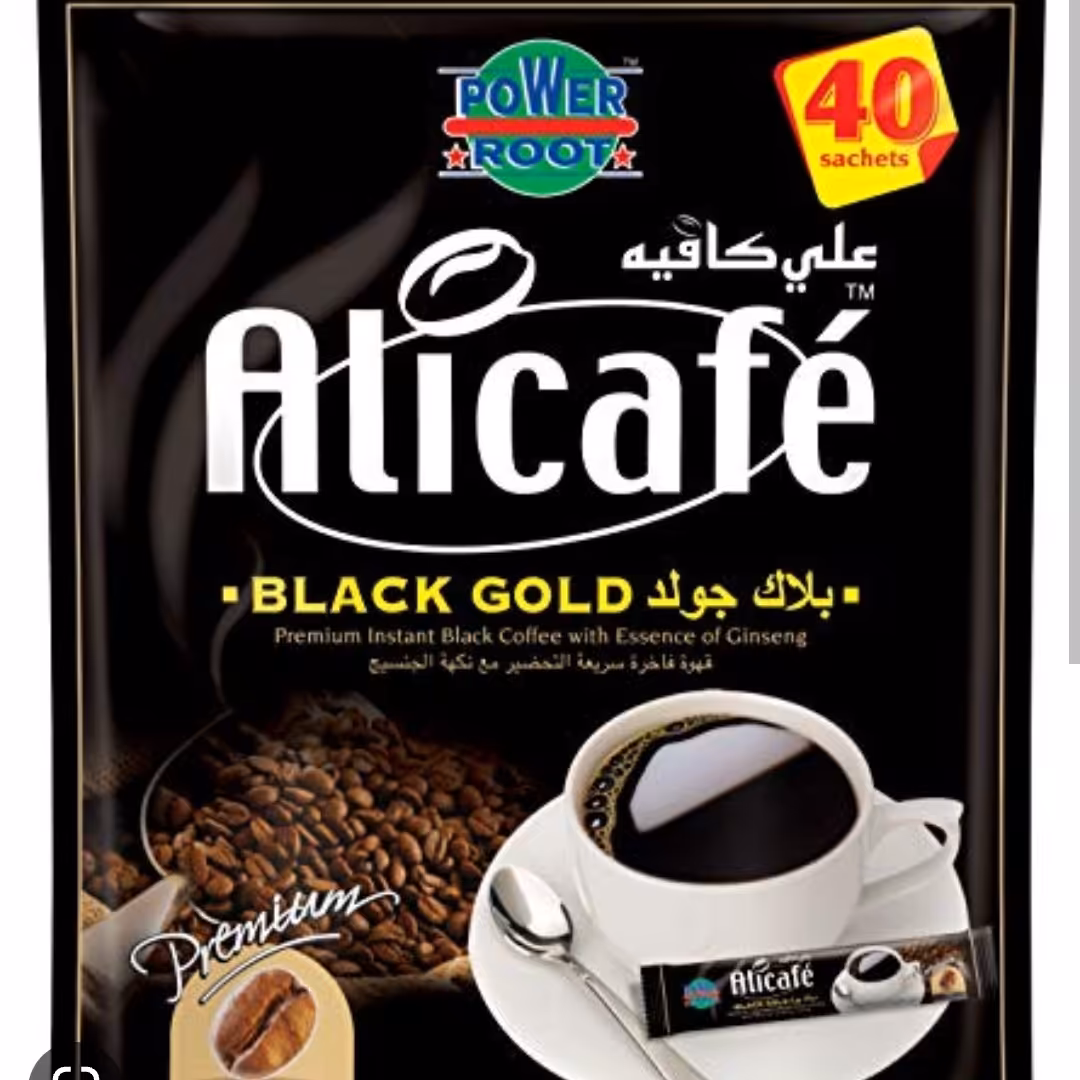 قهوه فوری بلک گلد علی کافه غیر اصل Alicafe 40عددی ارسال رایگان