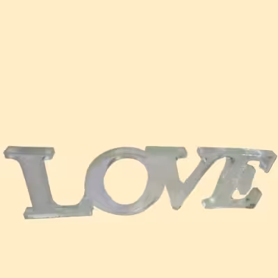 استندlove تزیینی دستساز رزینی