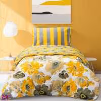 لحاف تکدوز یکنفره رزینا با رویه بالش